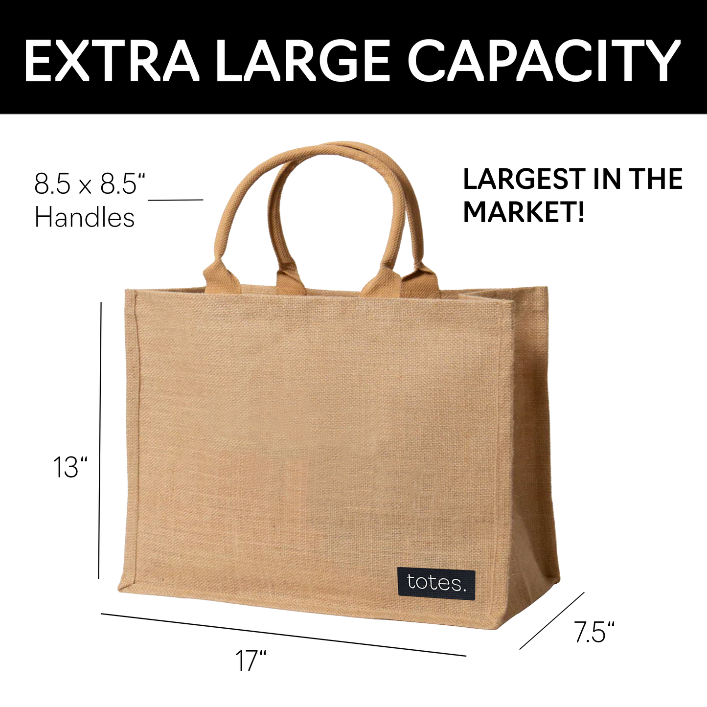 totes. Large Burlap Bags - Burlap Bags with Handles - Burlap Gift Bags - Jute Bags – Jute Bags with Handles